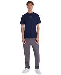 Karl Lagerfeld Paris Men's Tetrix Textured Logo T-Shirt