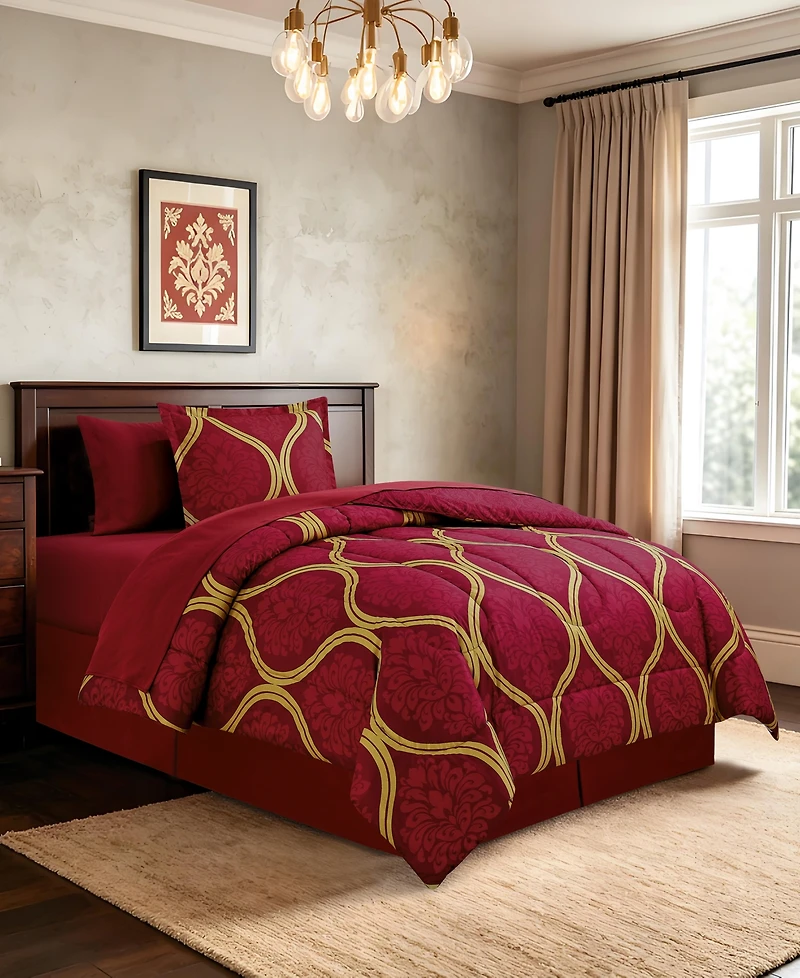 Macy's Ogee Fade-resistant 8-Piece Comforter Sets