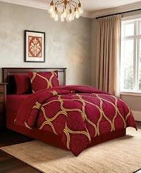 Macy's Ogee Fade-resistant 8-Piece Comforter Sets