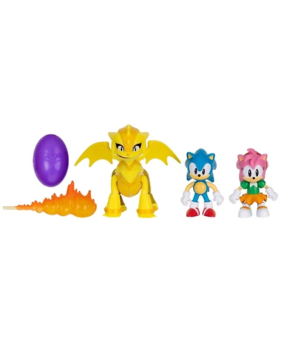 Sonic the Hedgehog 2.5" 3-Piece Diorama Set, Ages 3+