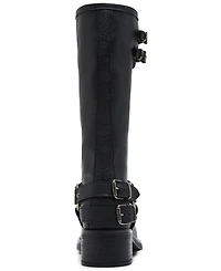 Steve Madden Women's Astor Buckled Moto Boots