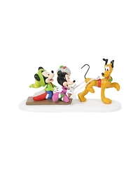 Department 56 Mickey's Christmas Village Pluto's Toboggan Ride