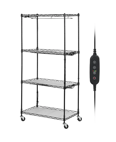 Vevor Plant Stand with Grow Lights 4 Tiers 45W 49.8" Tall Plant Grow Shelf