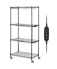 Vevor Plant Stand with Grow Lights 4 Tiers 45W 49.8" Tall Plant Grow Shelf