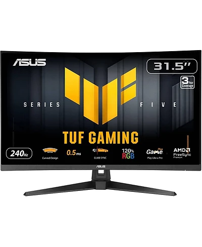 Asus Tuf Gaming VG32VQM5AZ 31.5" Va Full Hd 240Hz Curved Gaming Monitor