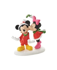 Department 56 Mickey's Christmas Village Mickey's Christmas Kiss