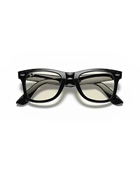 Ray-Ban Unisex Wayfarer Clear Evolve Photochromic Sunglasses, RB2140F