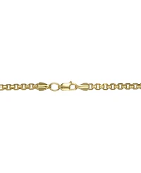 Macy's Diamond-Cut Box Chain 26" Necklace in 10k Yellow Gold