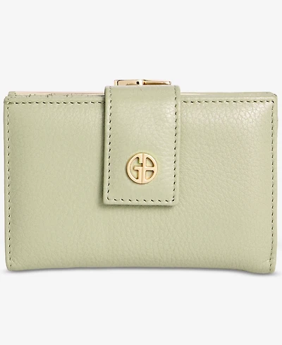 Giani Bernini Softy Leather Framed Colorblock Wallet, Created for Macy's