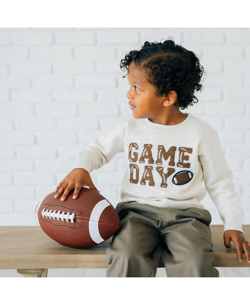 Sweet Wink Little Boys Game Day Patch Sweatshirt