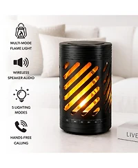 Pursonic 2-in-1 Ambient Flame Lantern Speaker