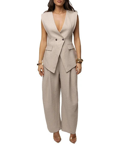 Jluxlabel Women's Power Pinstripe Pant Set