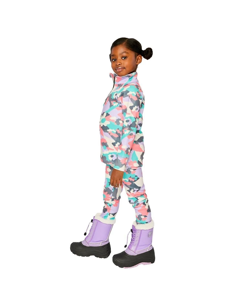 Deux par Deux Little and Big Girl's (6-14) Two Piece Thermal Underwear