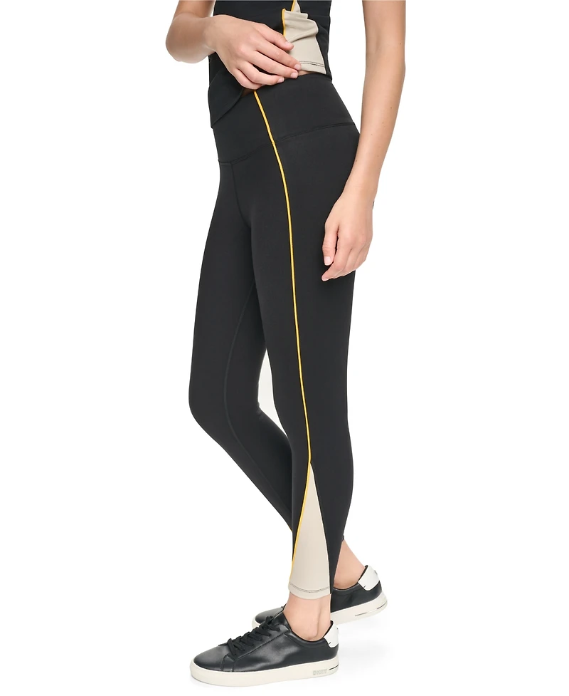 Dkny Sport Women's Color Block High-Waist Leggings