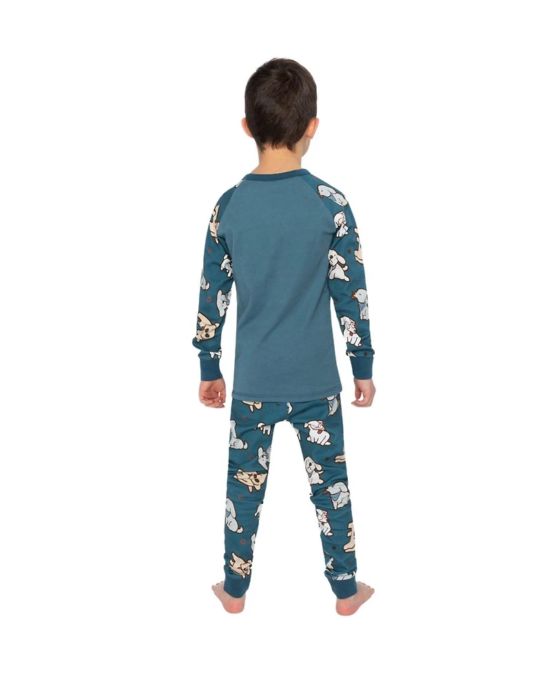 Deux par Big Boys (6 - 12) Cotton Two-Piece Pajama Set