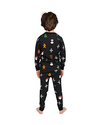 Deux par Little and Big Boy (6 - 12) Cotton Two-Piece Pajama Set