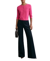 Reiss Women's Mara Lightweight Cropped Cardigan
