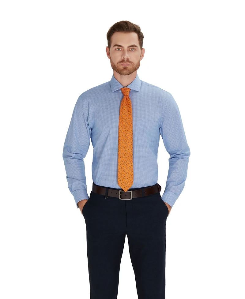Club Room Men's Regular-Fit Bespoke Poplin Dress Shirt