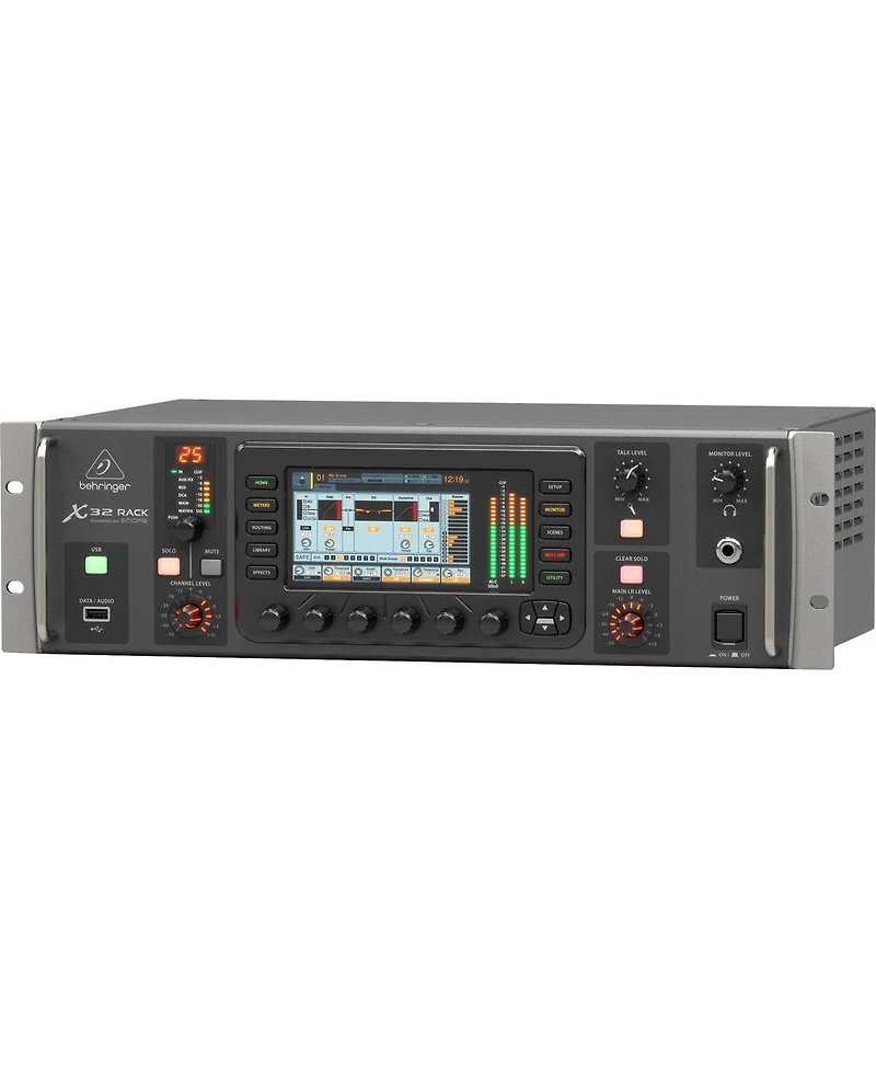 Behringer X32 Rack 40-Input 25-Bus Digital Rack Mixer with 16 Programmable Midas Preamps, Usb Audio Interface and iPad/iPhone Remote Control