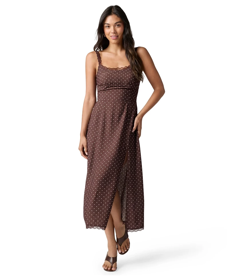 Florence By Mills Junior's Scoop Neck Midi Slip Dress