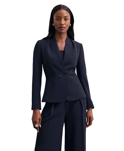 The Fold Women's Arno Clever Crepe Blazer
