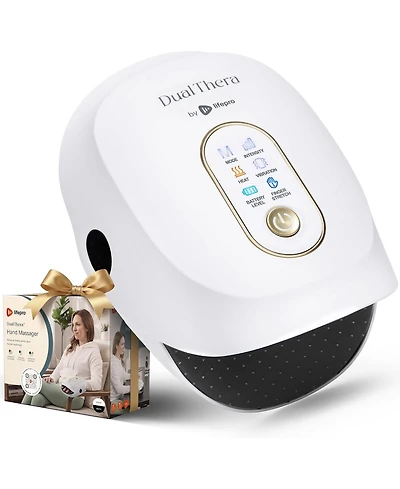 Lifepro DualThera Hand Massager with Heat & Compression