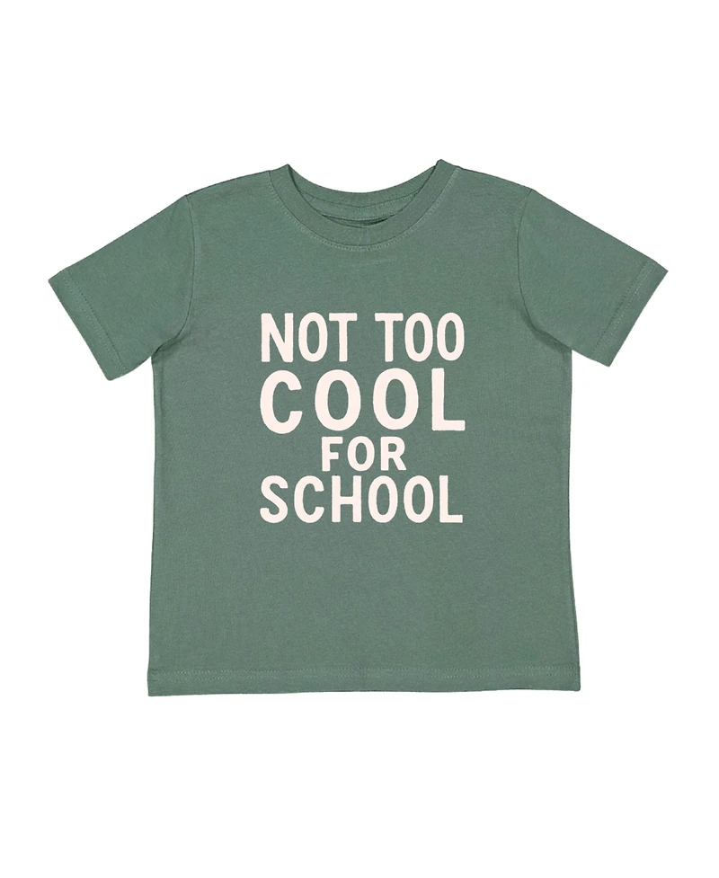 Sweet Wink Toddler Boys Not Too Cool For School Short Sleeve T-Shirt
