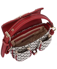 True Religion Multi-Strap Denim Shoulder Bag