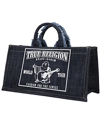True Religion Multi-Strap Denim Shoulder Bag