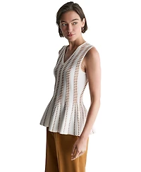 Bcbg Women's V-Neck Sleeveless Tank Top