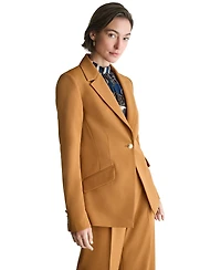 Bcbg Women's Notch-Collar One-Button Stretch Blazer