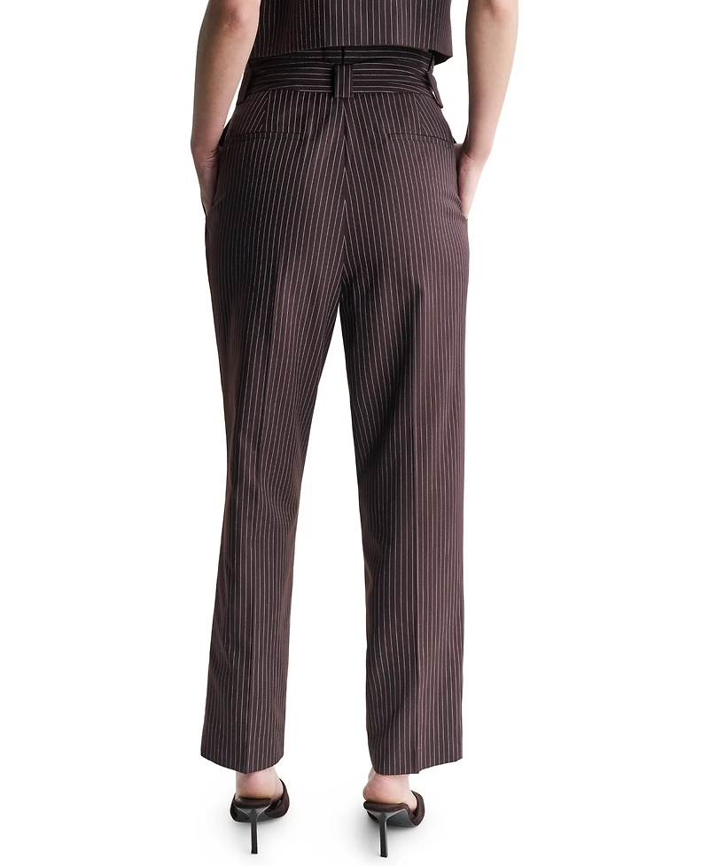 Bcbg Women's High-Rise Wide-Leg Full-Length Pants