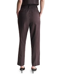 Bcbg Women's High-Rise Wide-Leg Full-Length Pants