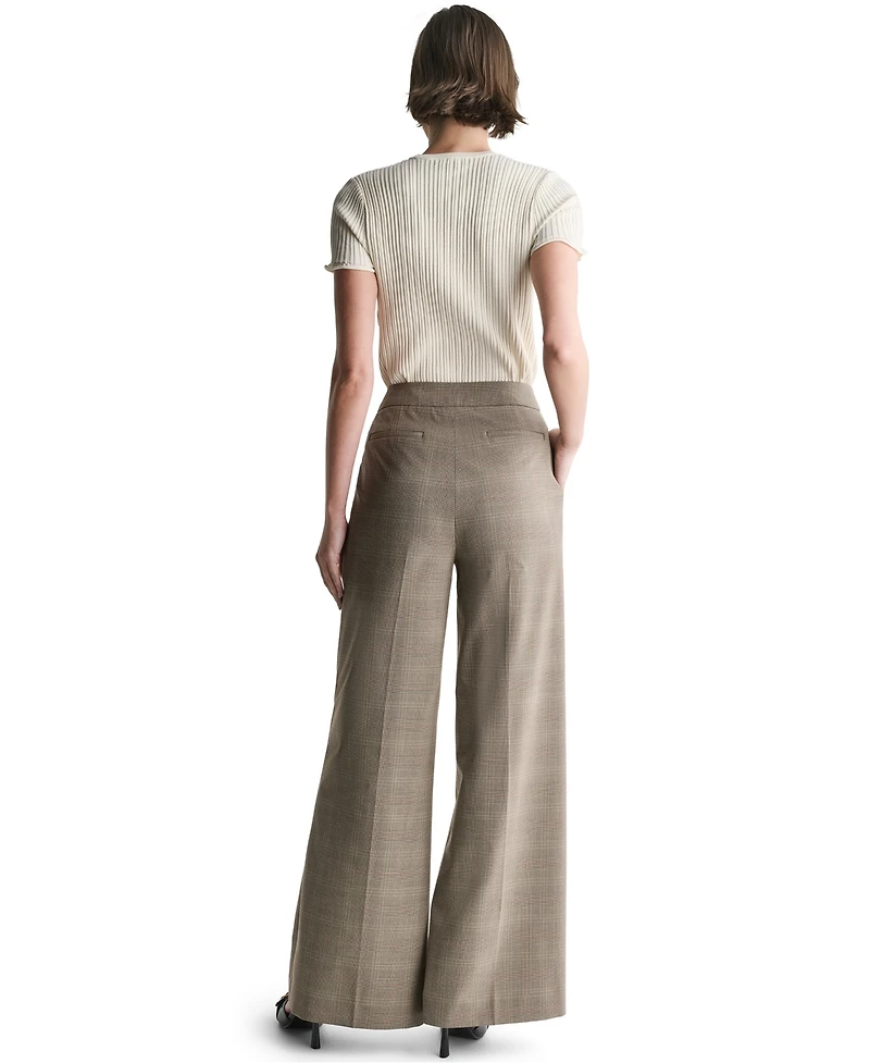 Bcbg Women's High-Rise Wide-Leg Pants