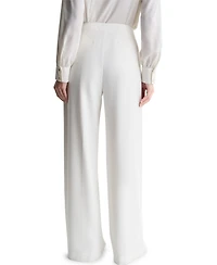 Bcbg Women's High-Rise Wide-Leg Full-Length Pants