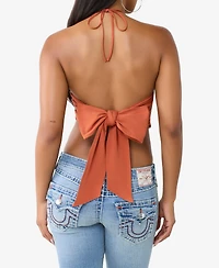 True Religion Women's Buddha Scarf Top