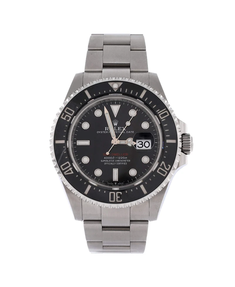 Pre-Owned Rolex Oyster Perpetual Sea-Dweller Automatic Watch in Stainless Steel and Cerachrom 43mm