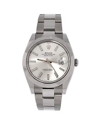 Pre-Owned Rolex Oyster Perpetual Datejust Automatic Watch in Stainless Steel 41mm