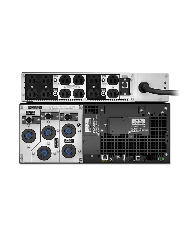 American Power Conversion (Apc) Smart-ups On-Line 6000VA/6000W Pure Sine Wave 6U Rackmount Ups Compatible with EcoStruxure It