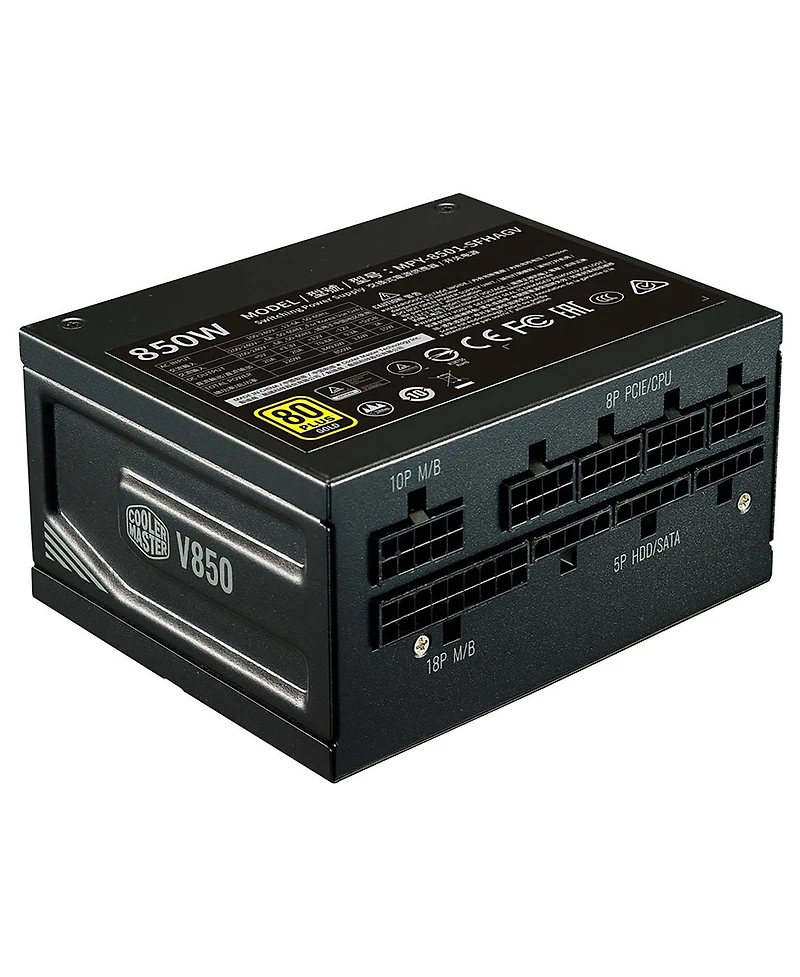 Coolermaster V850 Sfx 850W 80 Plus Gold Power Supply for Mini-itx to E-atx Cases