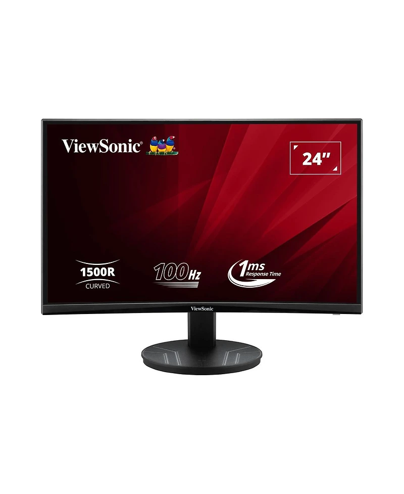 ViewSonic VA2416C 23.6" Curved Mva Full Hd Computer Monitor, 100Hz