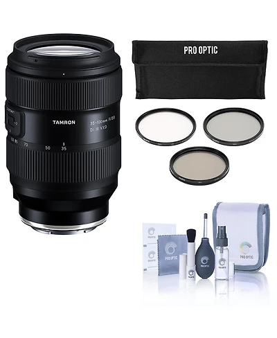 Tamron 35-100mm f/2.8 Di Iii Vxd Lens for Nikon Z, Bundle with 67mm Filter Kit and Cleaning Kit