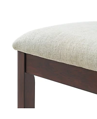 Streamdale Furniture Modern Scandinavian Dining Chairs, Fabric Seat
