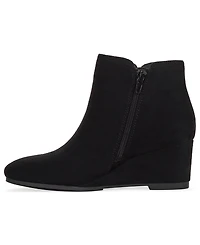 Style & Co Women's Portiaa Round Toe Wedge Dress Booties, Macy's Exclusive