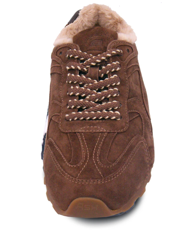 Ash Women's Kasar Fur Lace-Up Sneakers