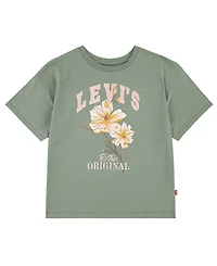 Levi's Girls' 7-16 Short-Sleeve Flower Market Oversized T-Shirt