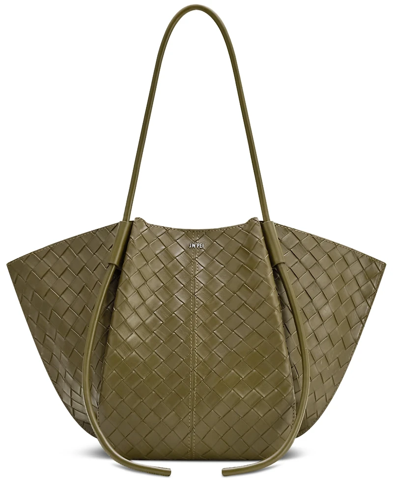 Jw Pei Nala Wide Large Weave Texture Tote Handbag