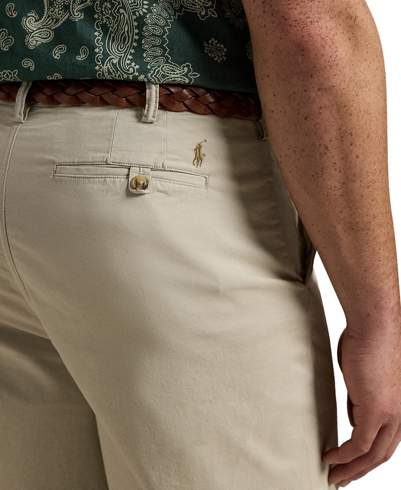 Polo Ralph Lauren Men's Big & Tall Stretch Classic-Fit Chino Shorts