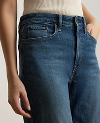 Lauren Ralph Petite High-Rise Straight Jeans