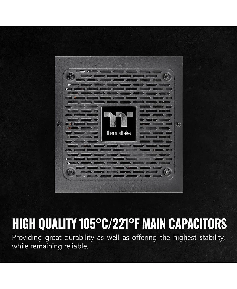 Thermaltake Toughpower GF1 Tt Premium Edition Fully Modular 750W Power Supply Compatible with Atx Pc Builds
